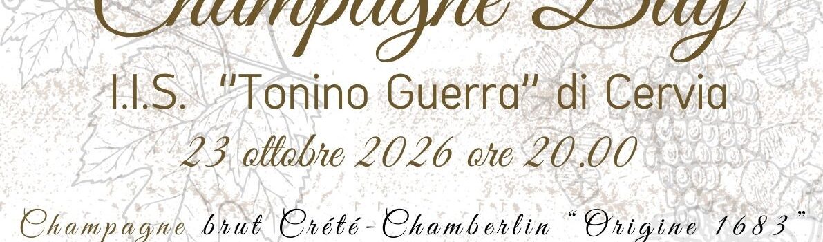 Copertina champagne day
